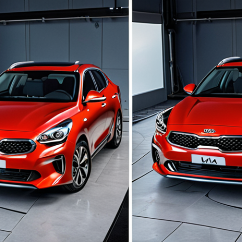 Home 24 Here are two image prompts for Stable Diffusion, focusing on different aspects of the Kia K5 as described:
